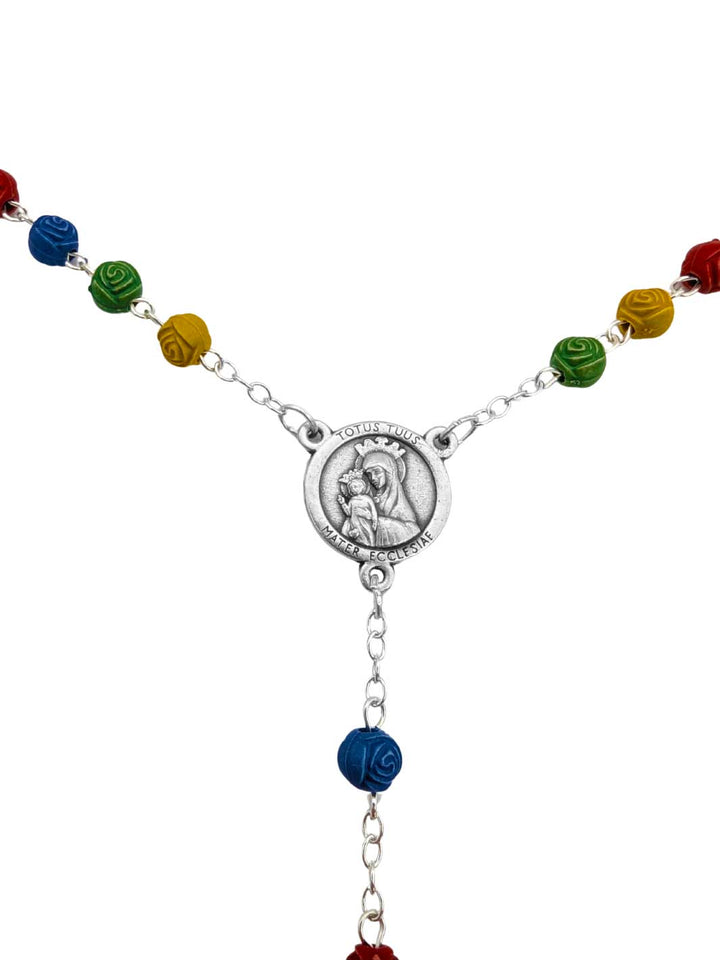 Multicolored Acrylic Beads Jubilee Rosary 2025