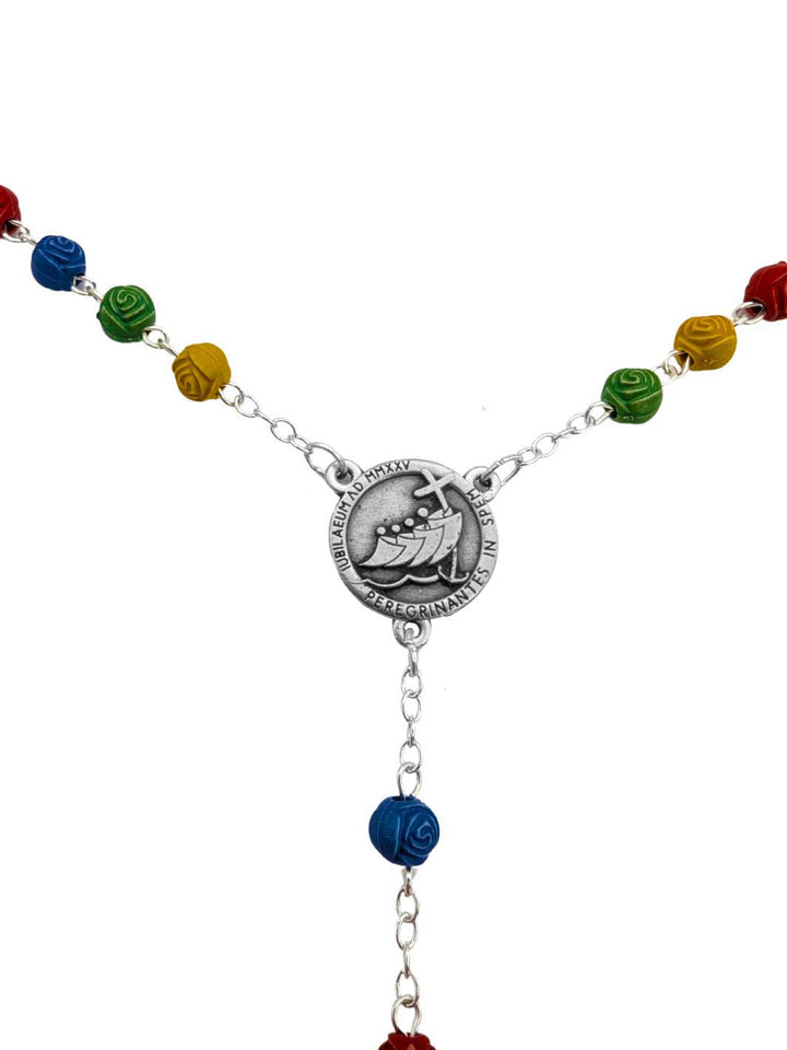 Multicolored Acrylic Beads Jubilee Rosary 2025