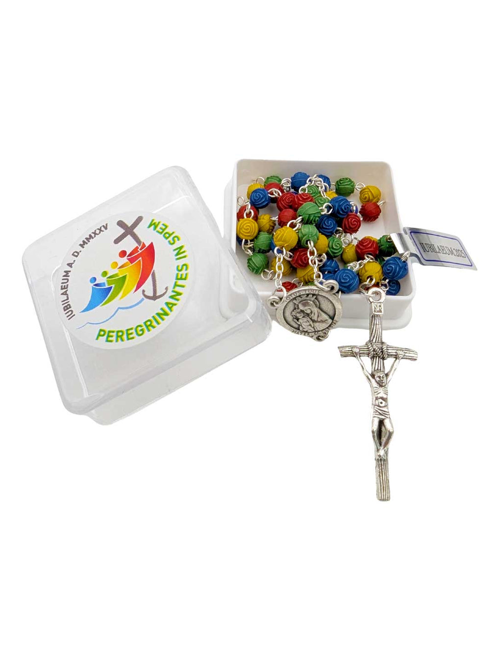Multicolored Acrylic Beads Jubilee Rosary 2025