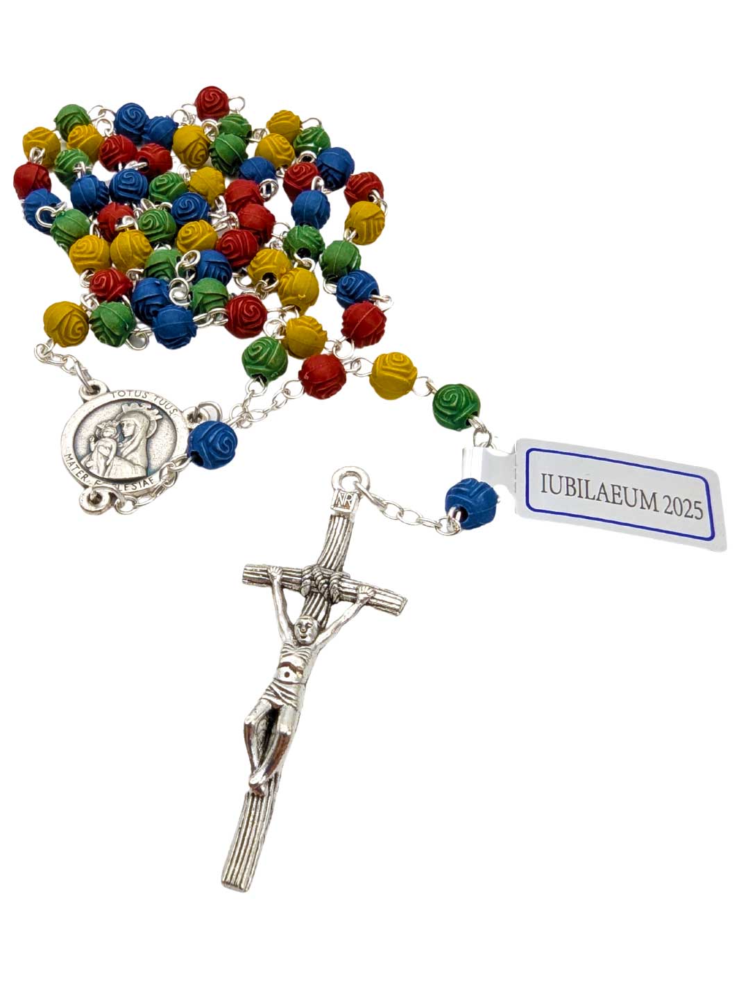 Multicolored Acrylic Beads Jubilee Rosary 2025
