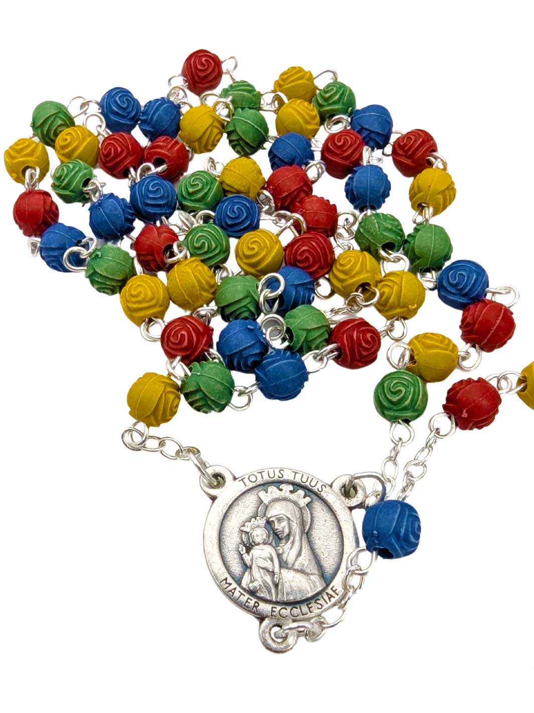 Multicolored Acrylic Beads Jubilee Rosary 2025
