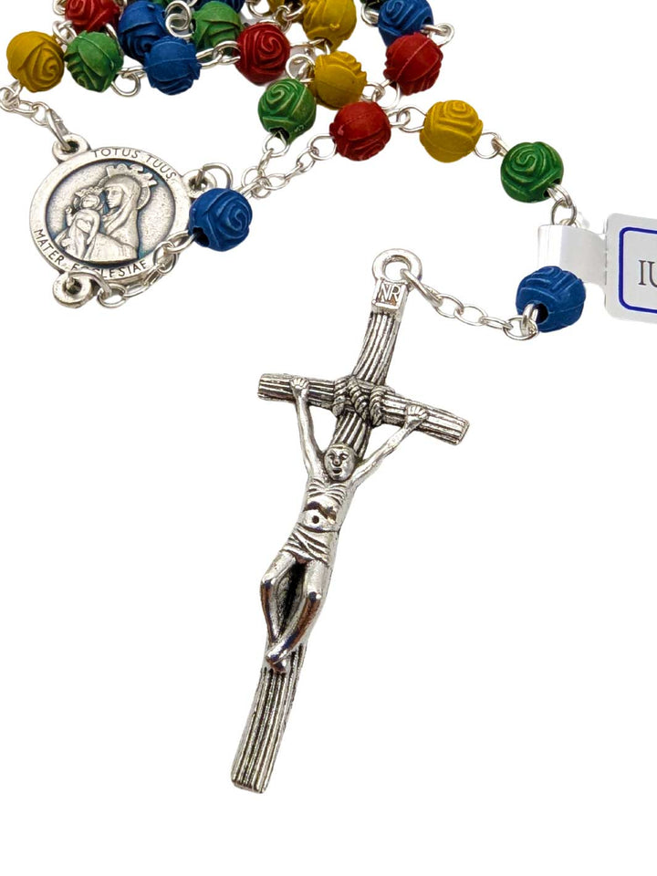 Multicolored Acrylic Beads Jubilee Rosary 2025