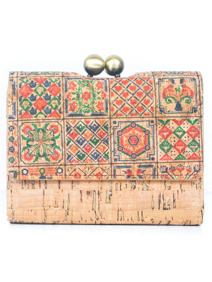 Natural Cork Print Women’s Cardholder and Wallet
