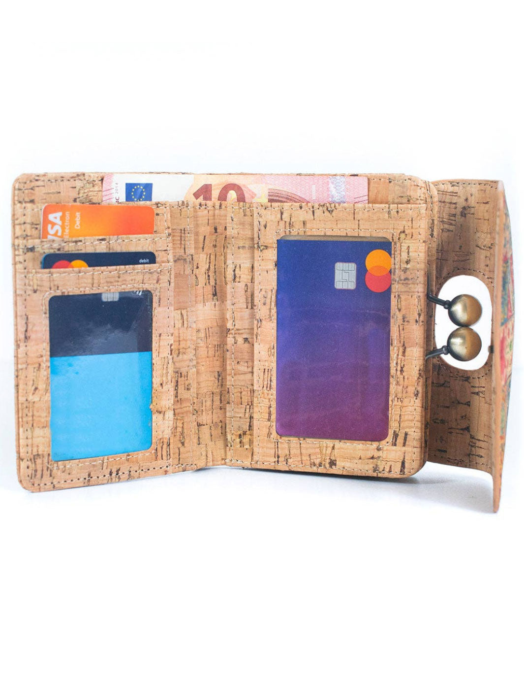 Natural Cork Print Women’s Cardholder and Wallet
