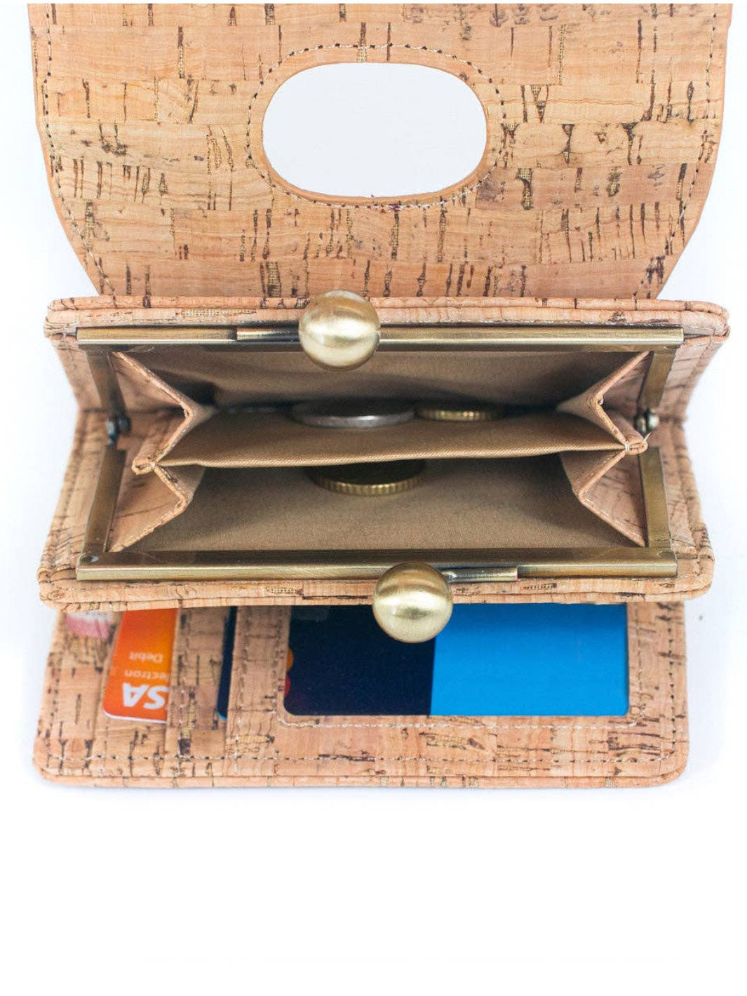 Natural Cork Print Women’s Cardholder and Wallet