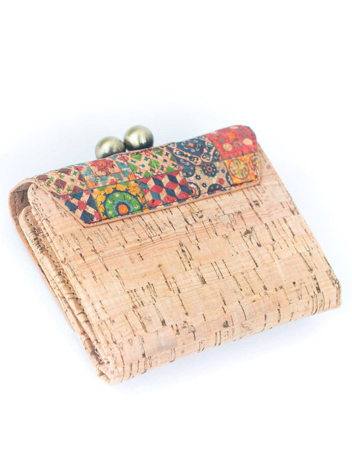 Natural Cork Print Women’s Cardholder and Wallet