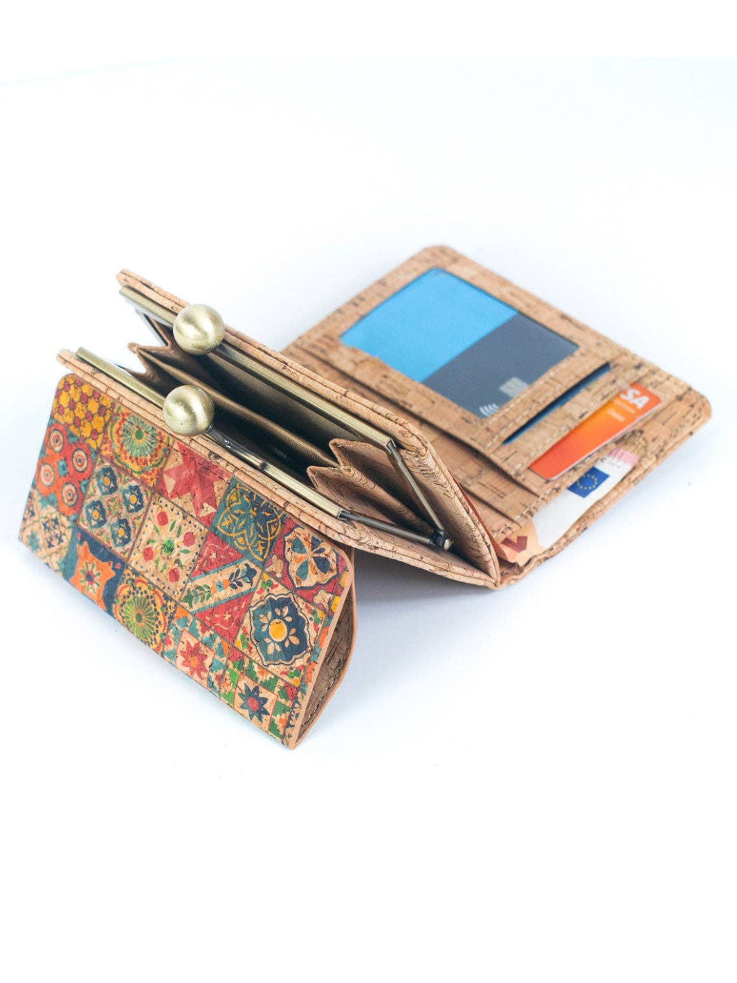 Natural Cork Print Women’s Cardholder and Wallet