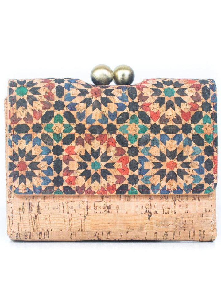 Natural Cork Print Women’s Cardholder and Wallet
