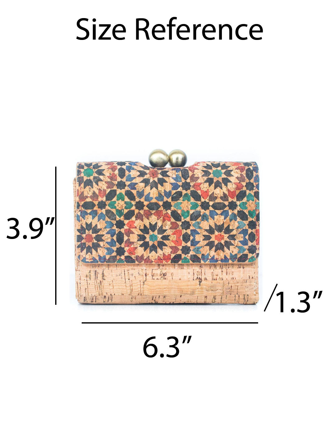 Natural Cork Print Women’s Cardholder and Wallet