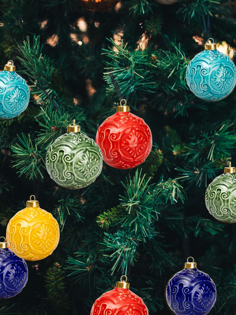 Portuguese Ceramic Christmas Ball