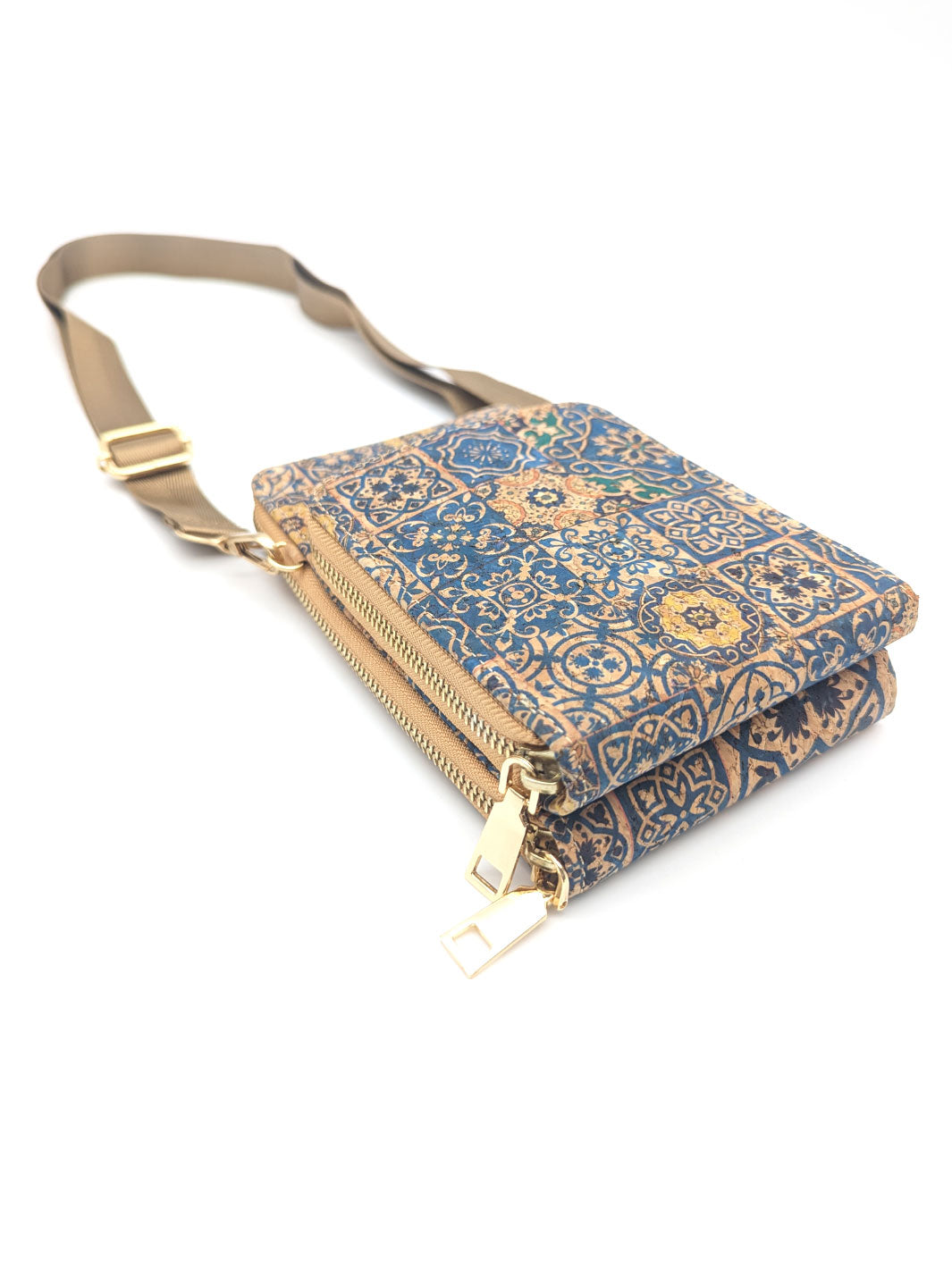 Portuguese Cork Crossbody Phone Wallet for Women