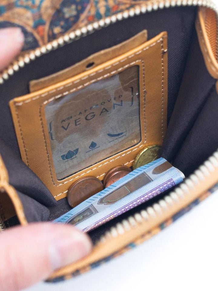 Portuguese Cork Crossbody Phone Wallet for Women