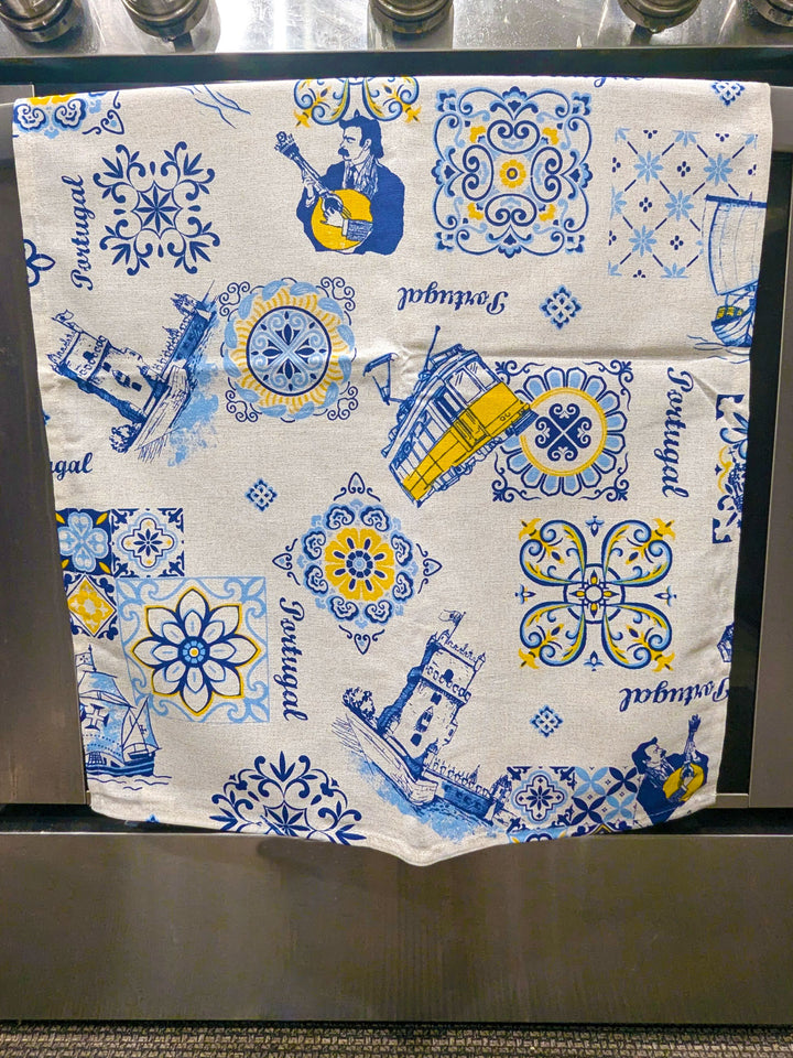 Portuguese Dish Towels Set of 2 - Tiles of Portugal Collection