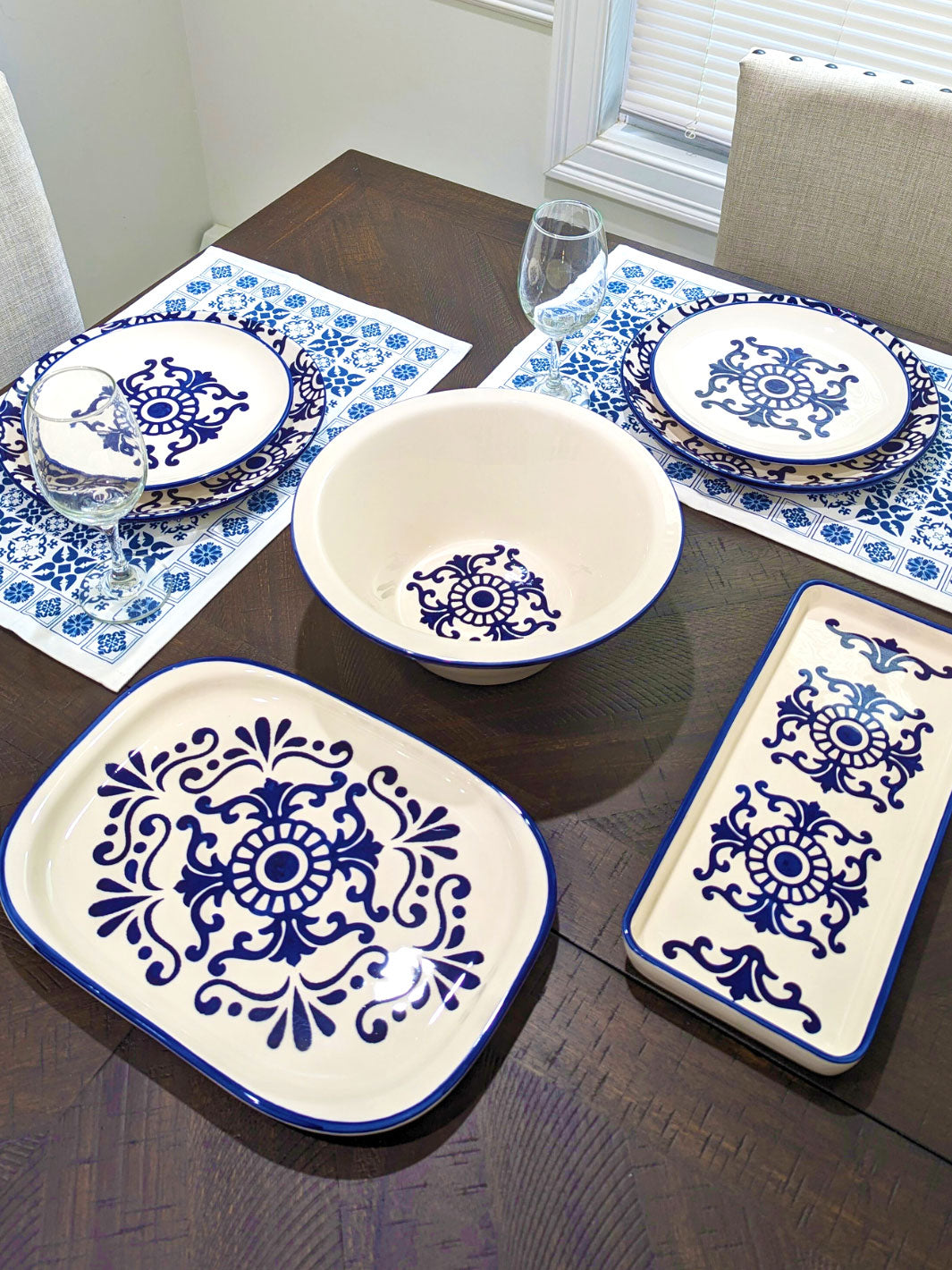 Portuguese Pottery Ceramic Dessert Plate - Tradition