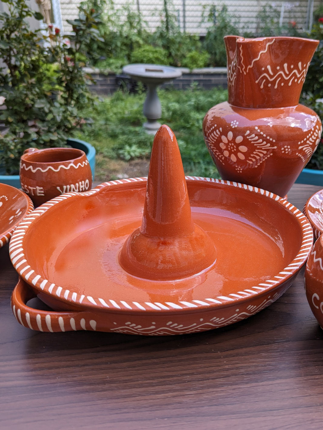 portuguese plant pots Portuguese Pottery Glazed Terracotta Clay Chicken Roaster – We Are Portugal