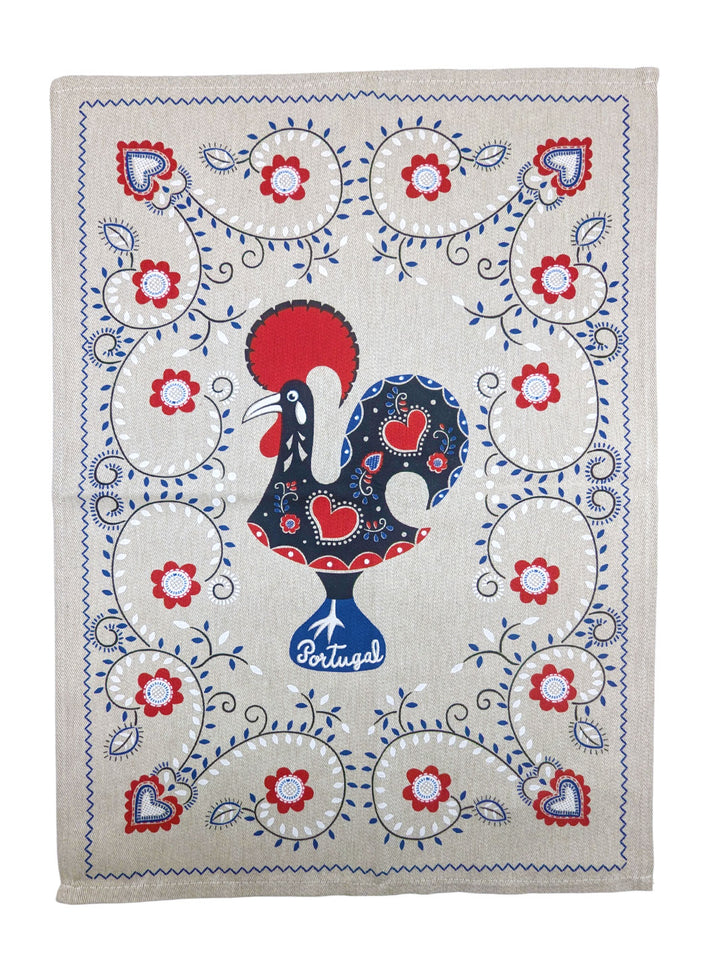 Portuguese Rooster Dish Towels Set of 2