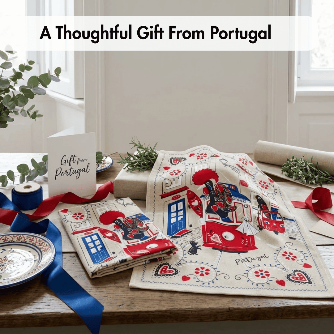 Portuguese Rooster Dish Towels Set of 2