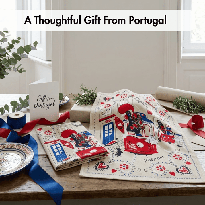 Portuguese Rooster Dish Towels Set of 2