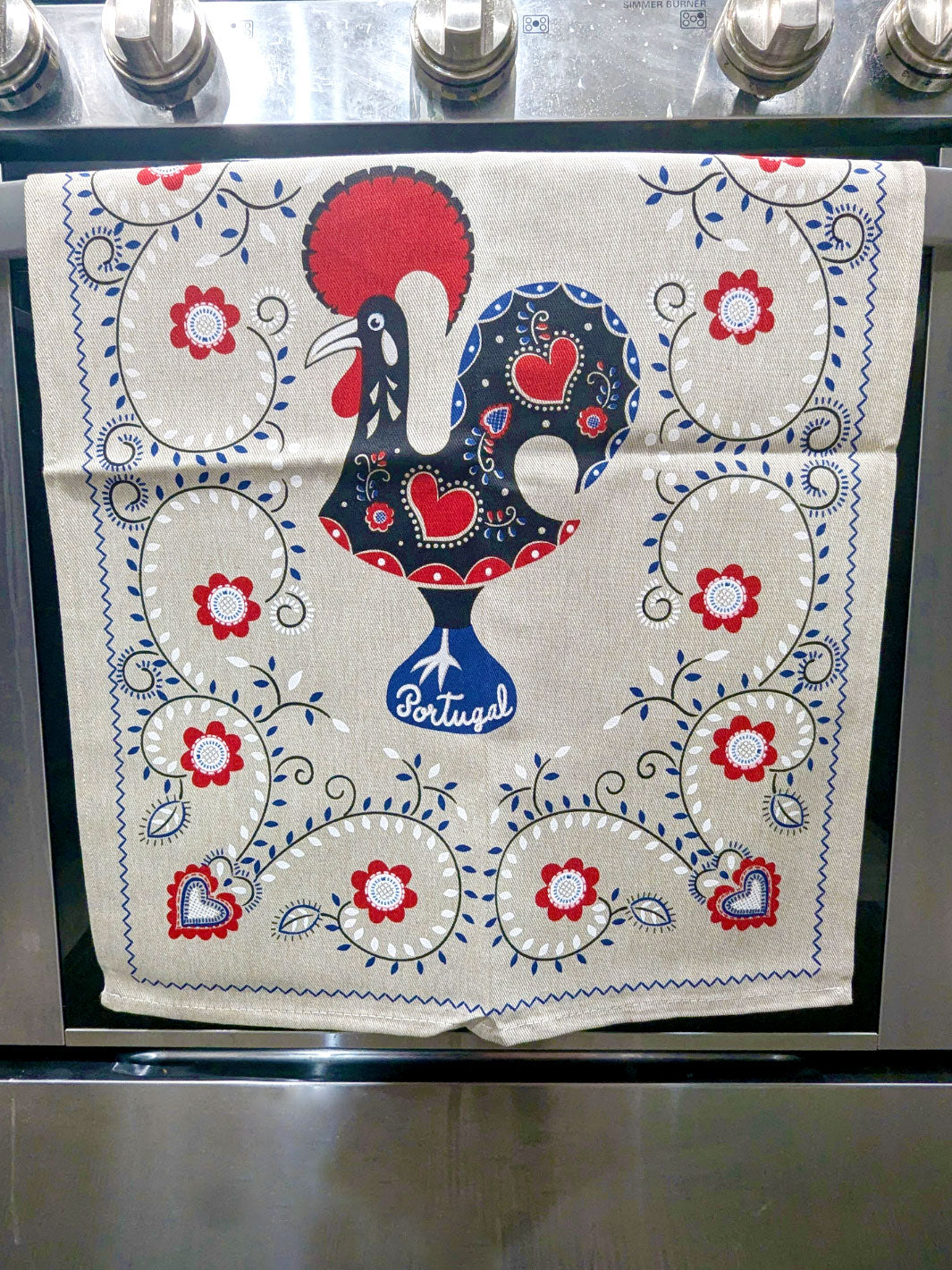 Portuguese Rooster Dish Towels Set of 2