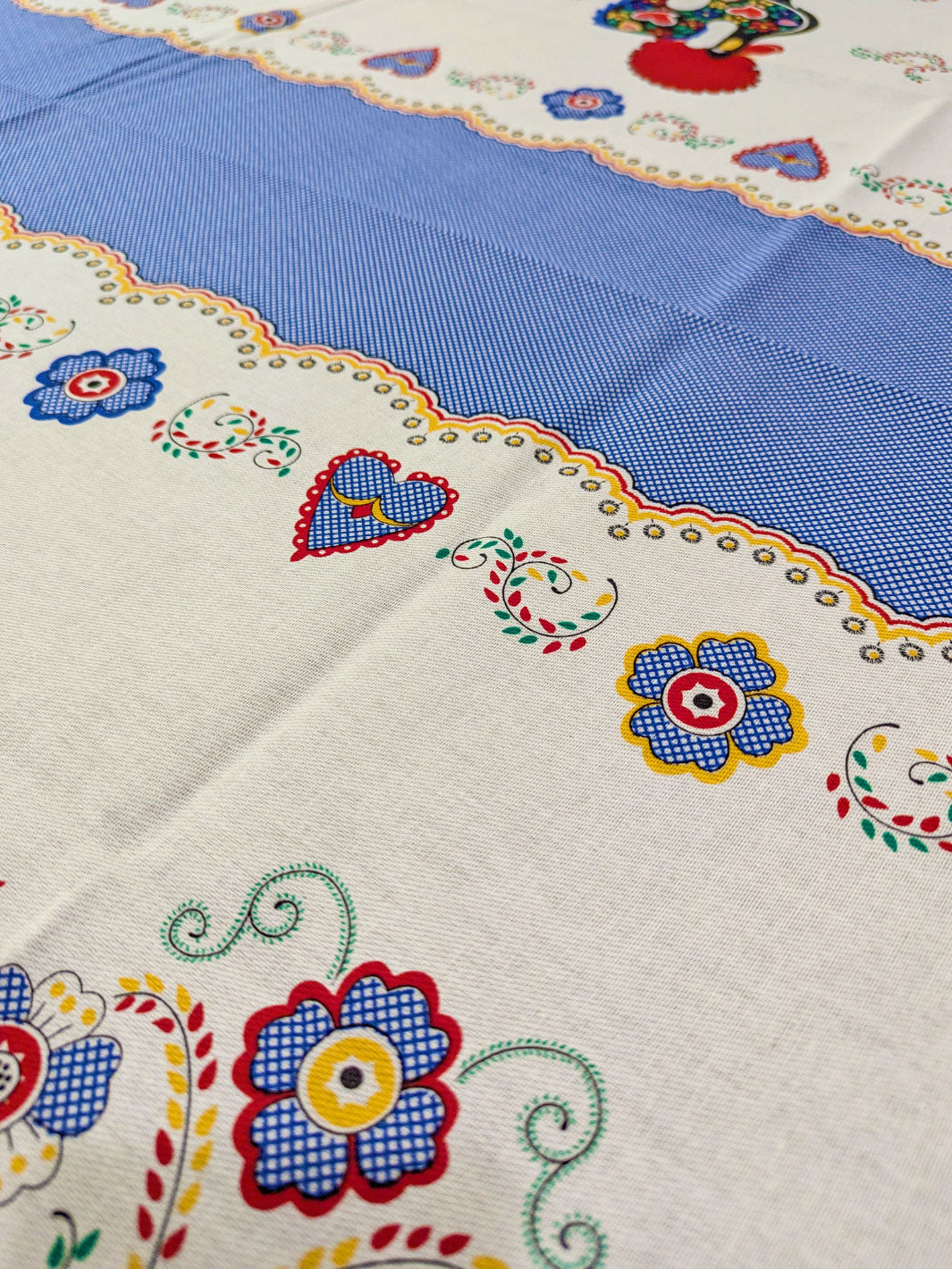 Portuguese Rooster and Viana Embroidery Tablecloth