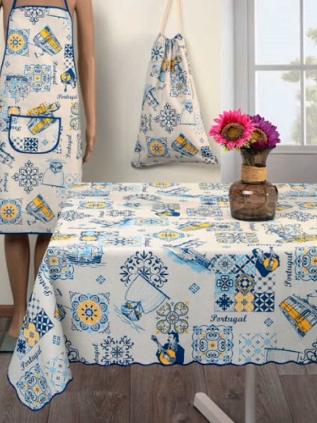 Portuguese Tablecloth - Tiles of Portugal Collection