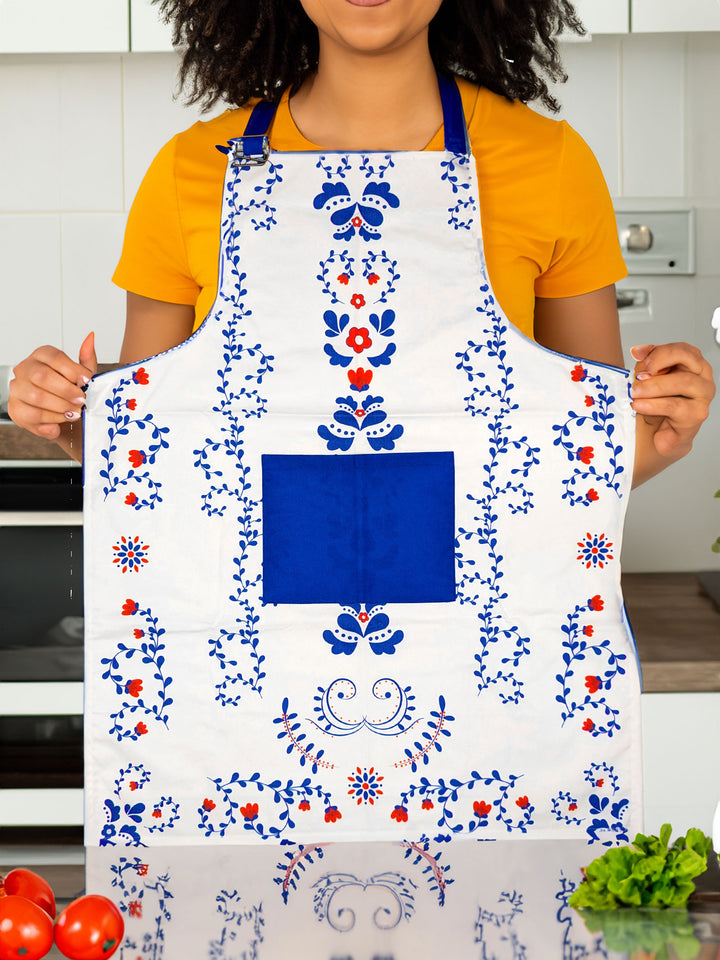 Portuguese Kitchen Apron - Viana Kitchen Linens Collection