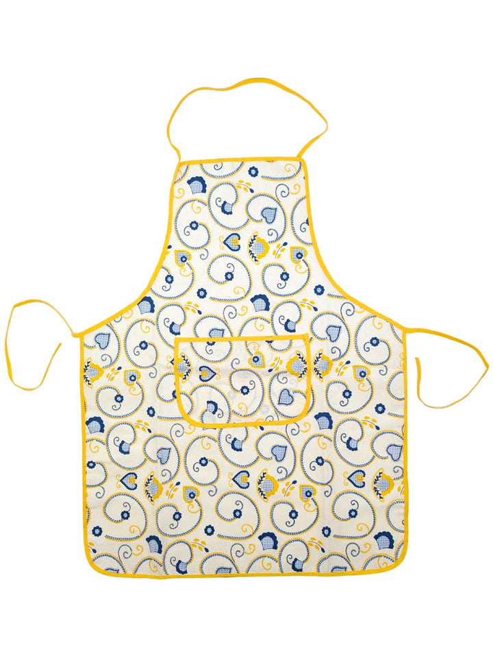 Printed Viana Embroidery Kitchen Apron