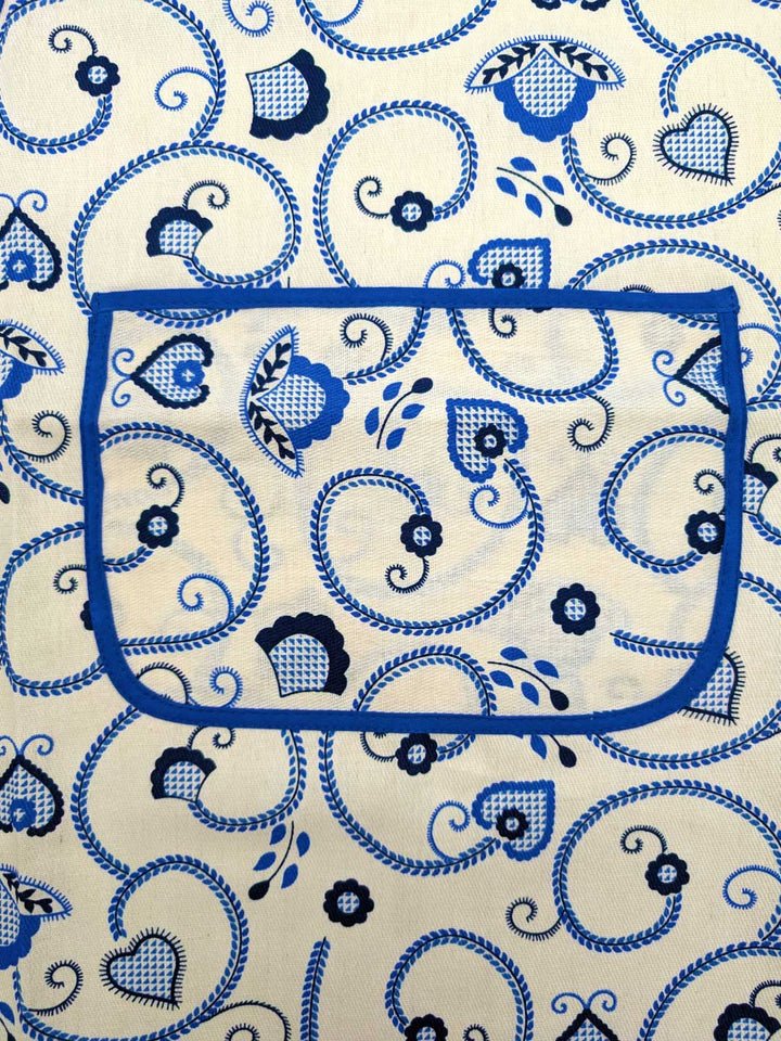 Printed Viana Embroidery Kitchen Apron