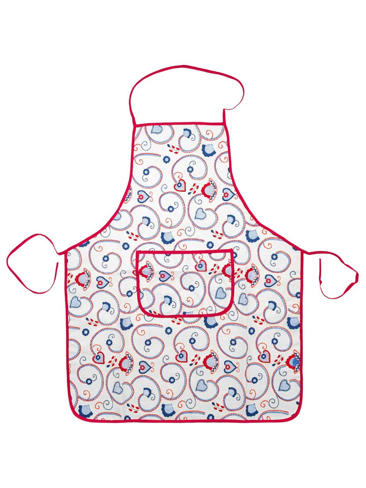 Printed Viana Embroidery Kitchen Apron