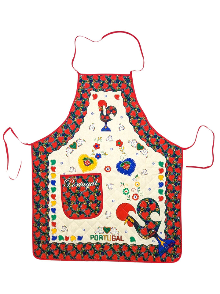 Portuguese Rooster Padded Kitchen Apron