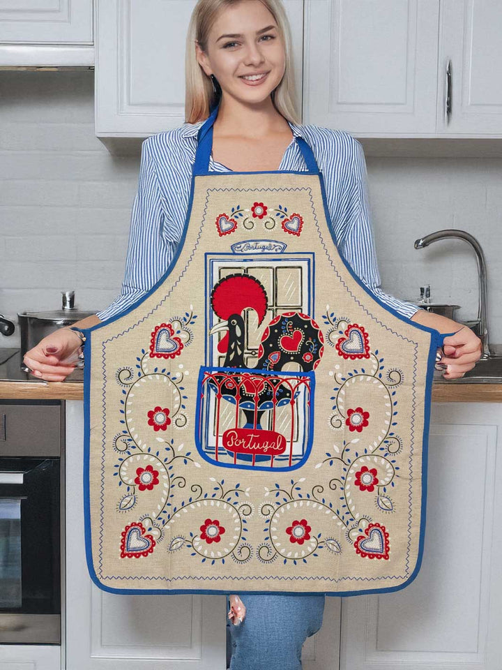 Rooster at the Window Kitchen Apron