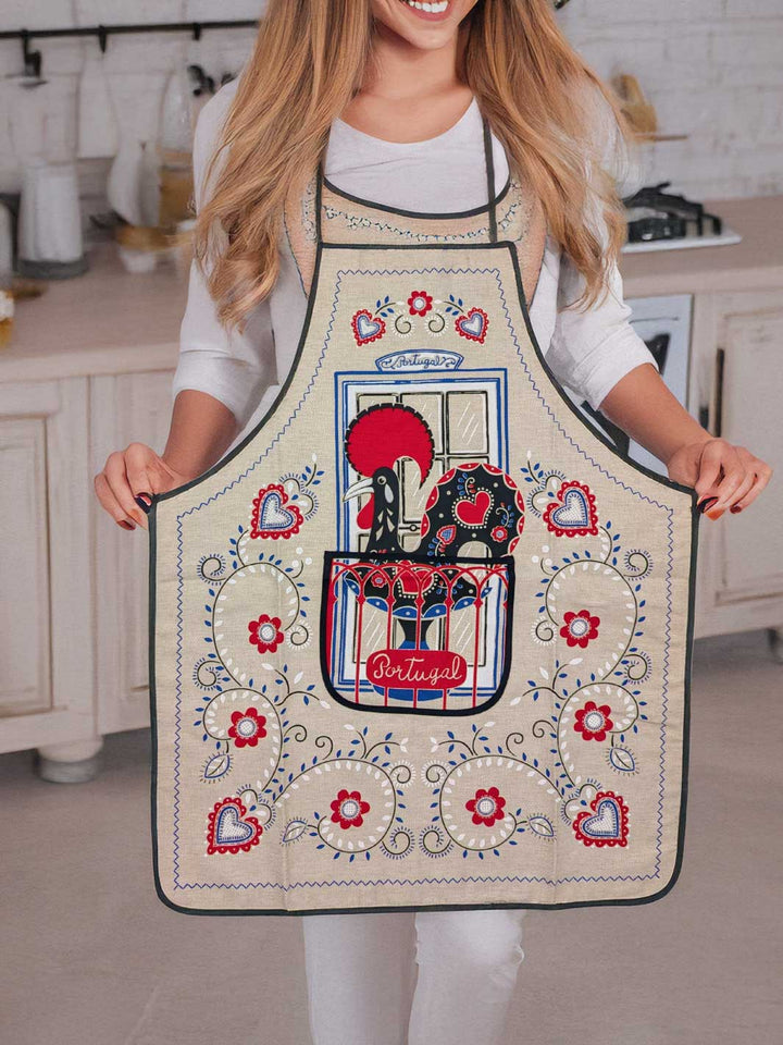Rooster at the Window Kitchen Apron