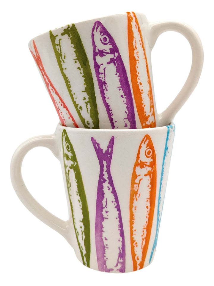 Set of 2 Ceramic Coffee Mugs – POP Sardines