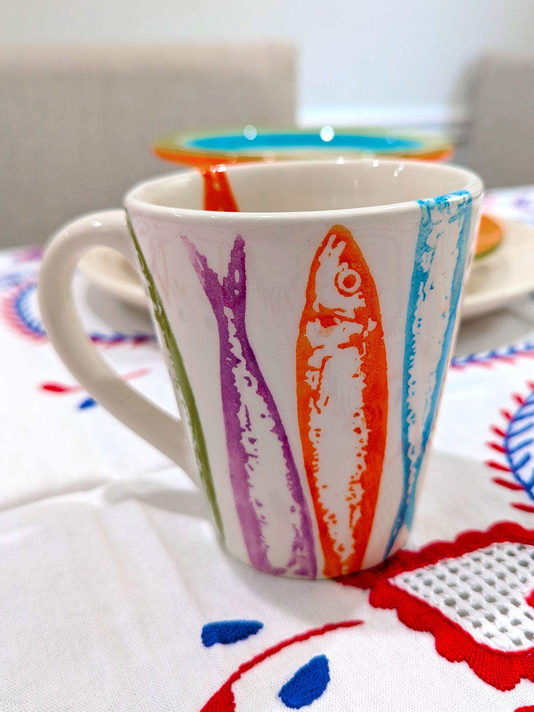 Set of 2 Ceramic Coffee Mugs – POP Sardines