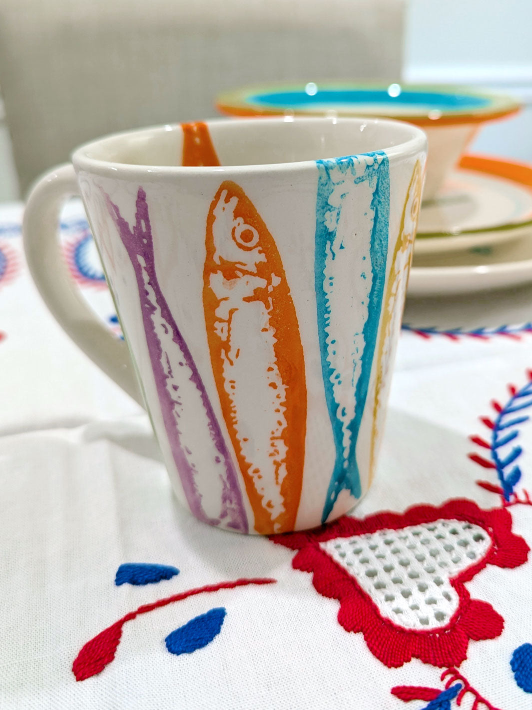 Set of 2 Ceramic Coffee Mugs – POP Sardines