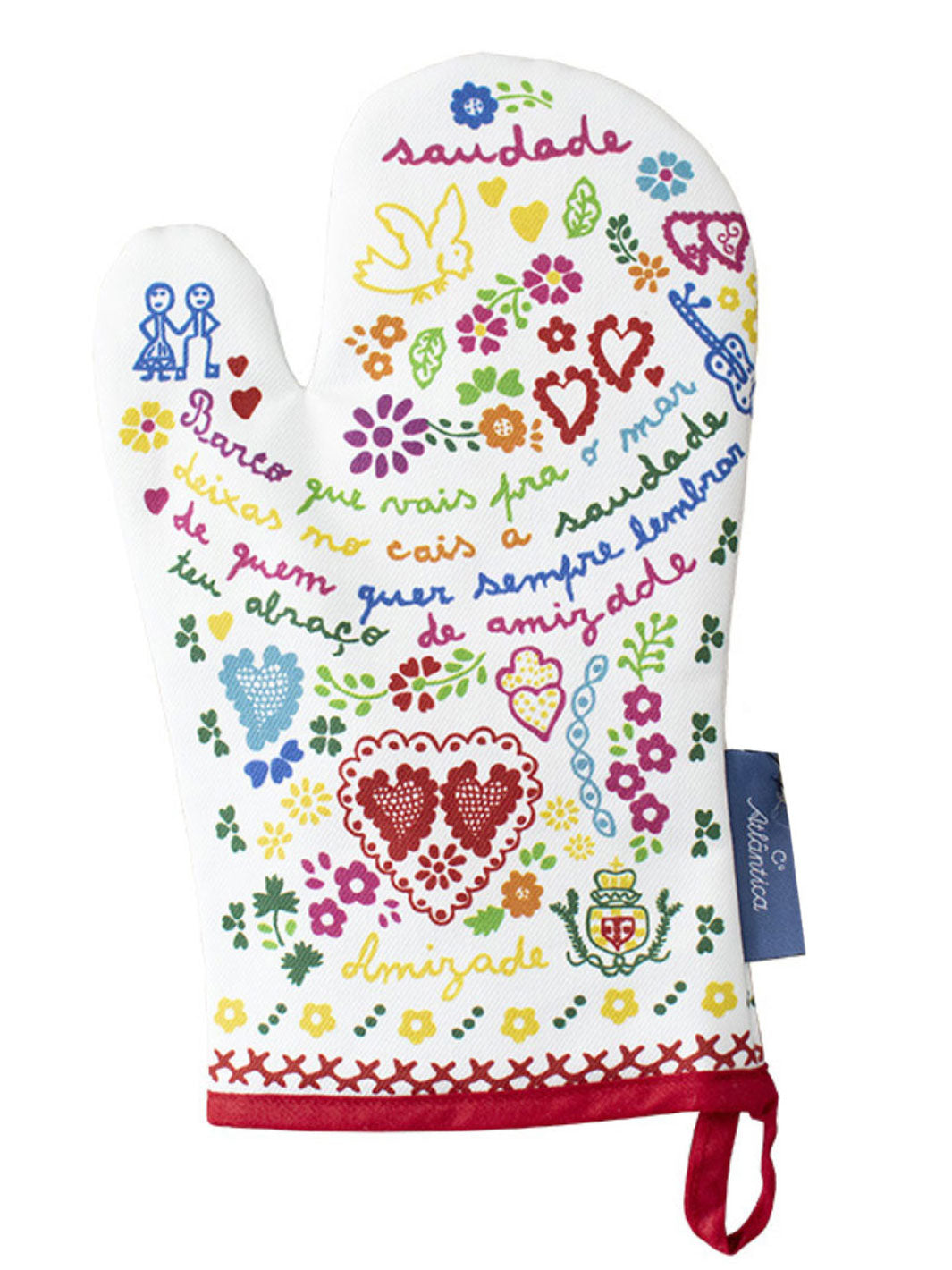 Sweetheart Handkerchief Viana Embroidery Oven Mitt