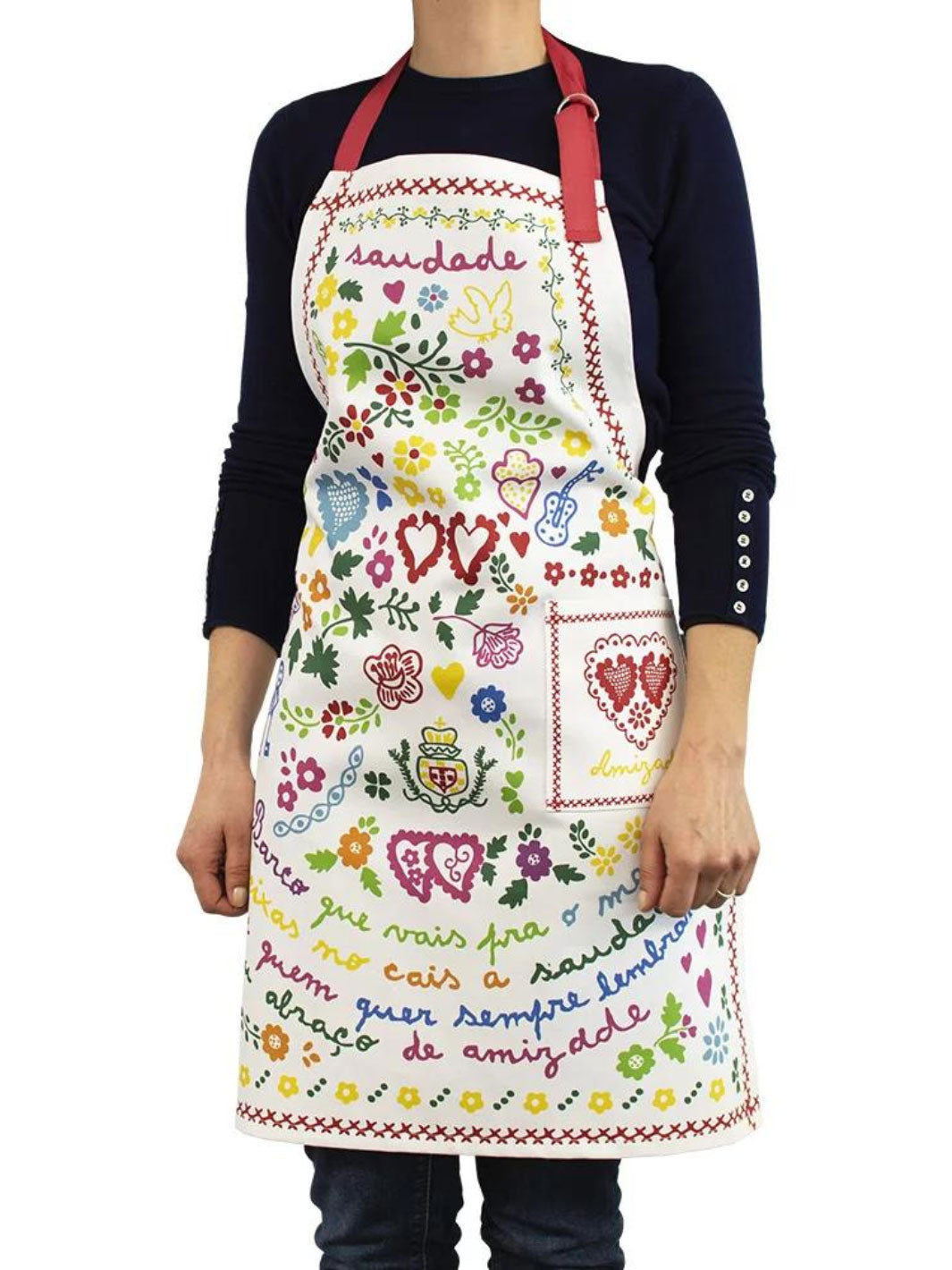Sweetheart Handkerchief Viana Embroidery Kitchen Apron