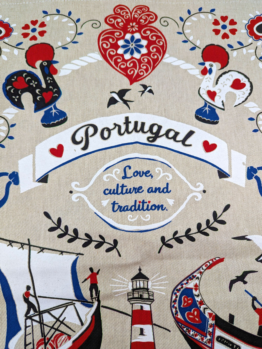 Traditional Portuguese Dish Towels Set of 2