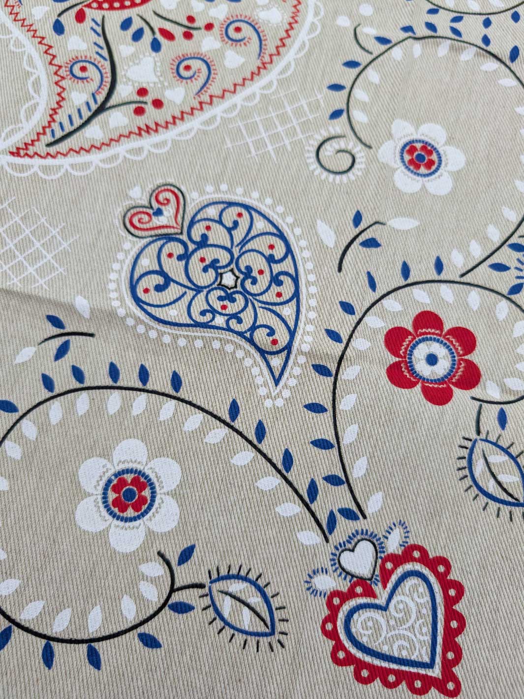 Viana Heart Dish Towels Set of 2