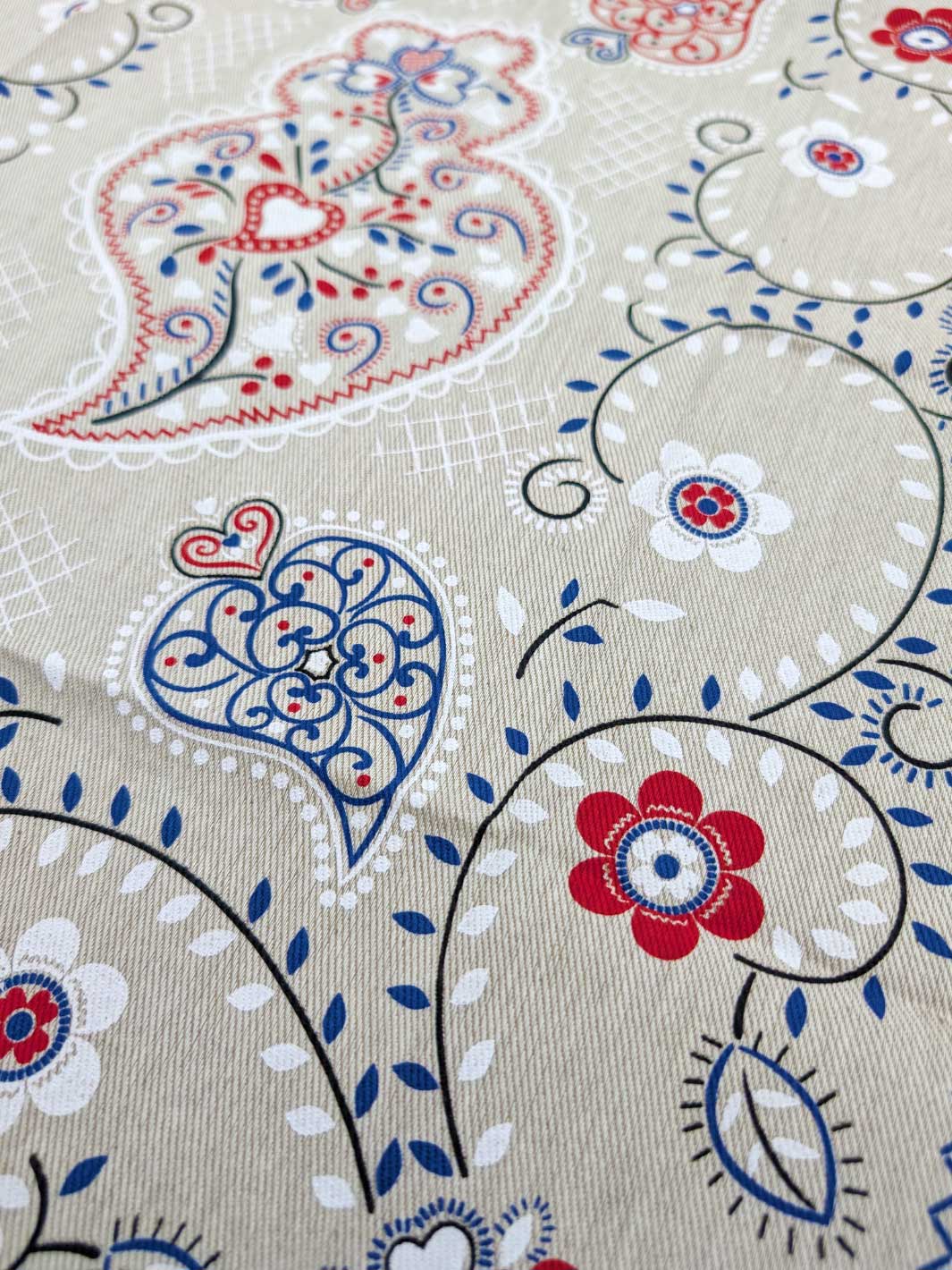 Viana Heart Dish Towels Set of 2