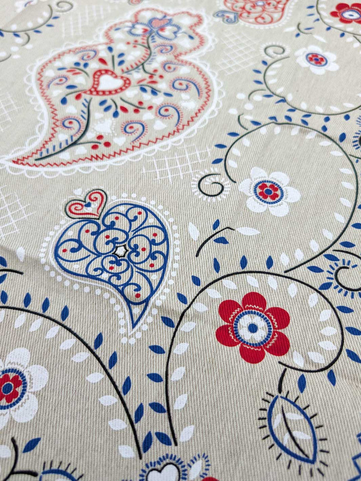 Viana Heart Dish Towels Set of 2