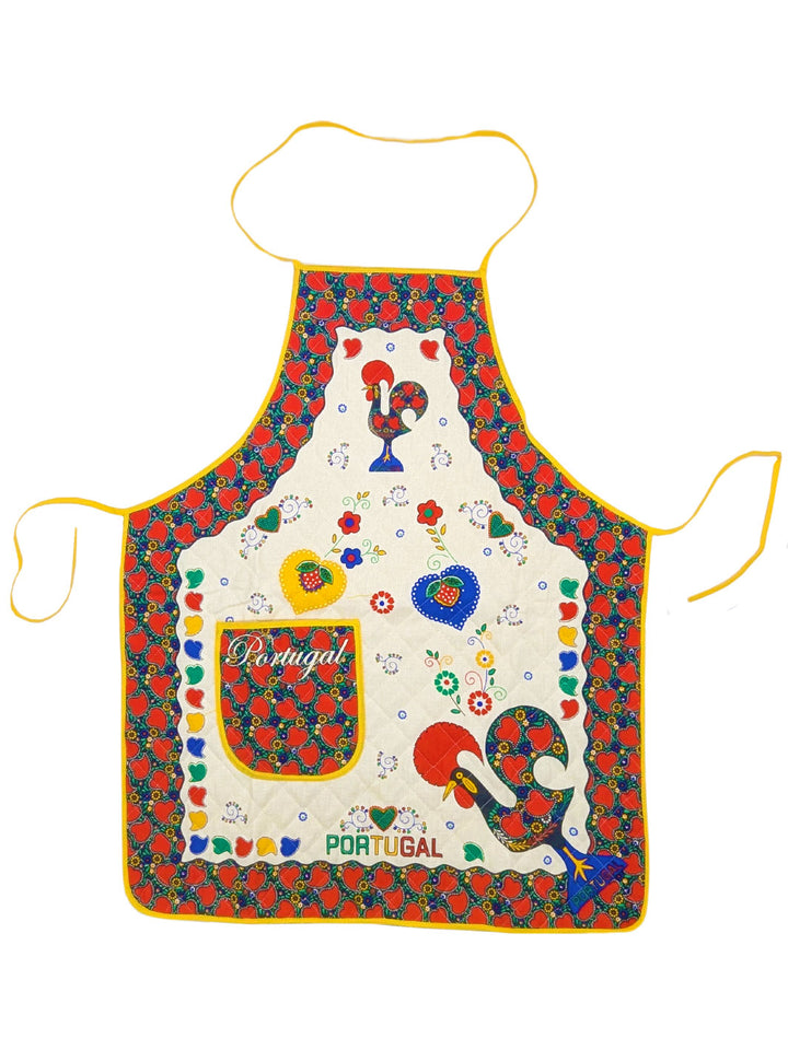 Portuguese Rooster Padded Kitchen Apron