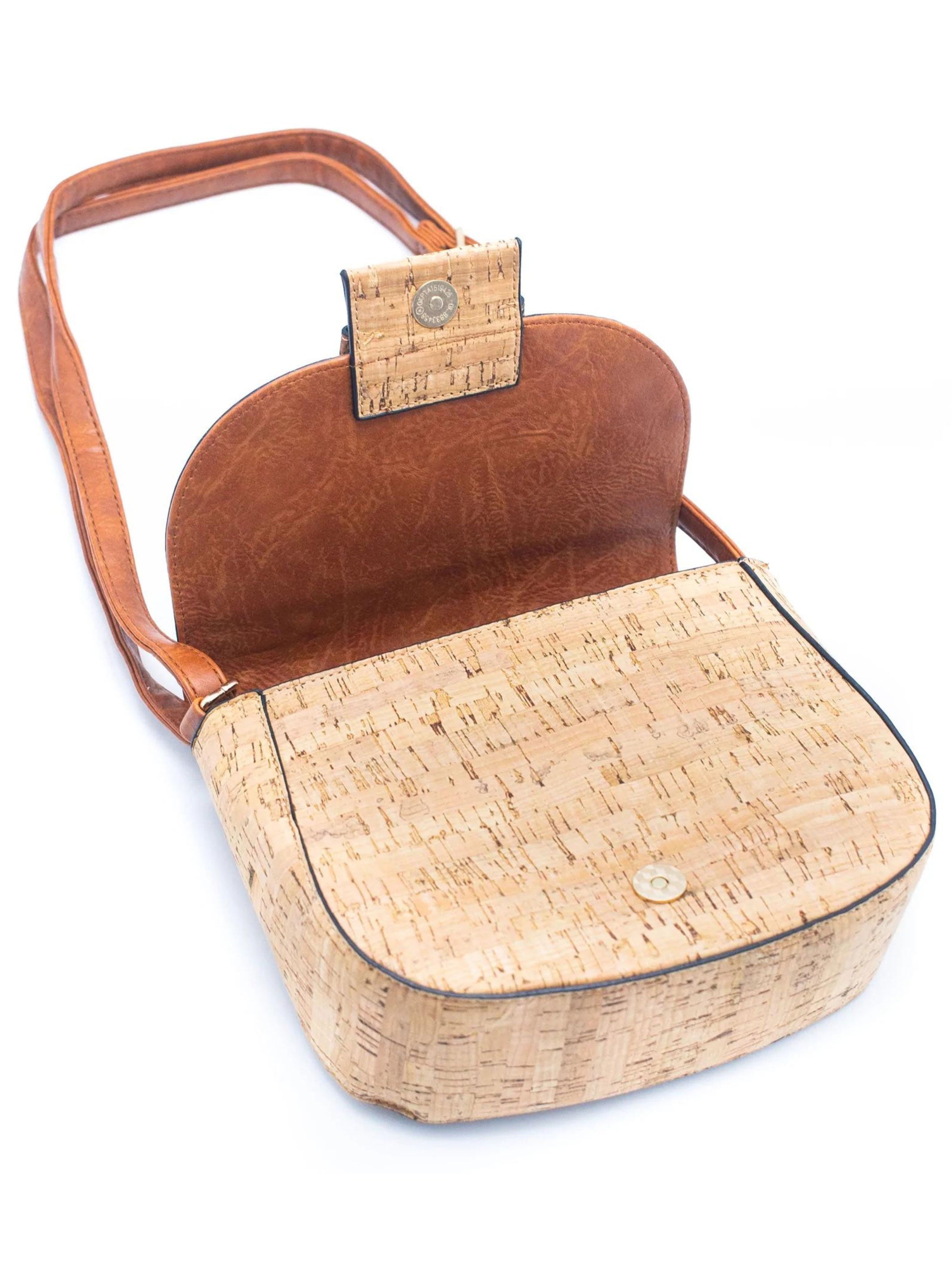 Blue Mosaics Handmade Portuguese Cork Purse Crossbody Shoulder Bag