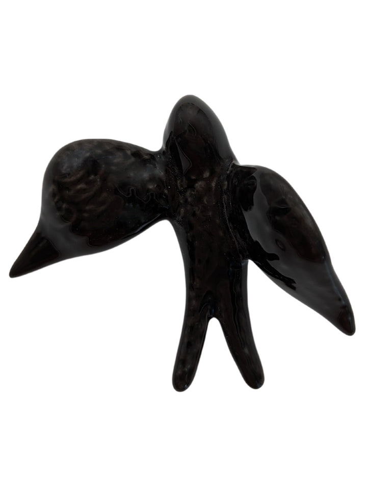 Hand Painted Small Ceramic Swallows for Home Décor - Various Colors
