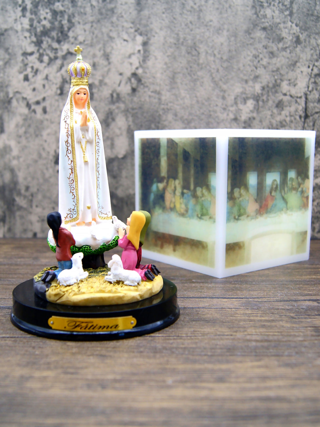 6.5 Inch Our Lady of Fatima with Children Statue of the Apparition