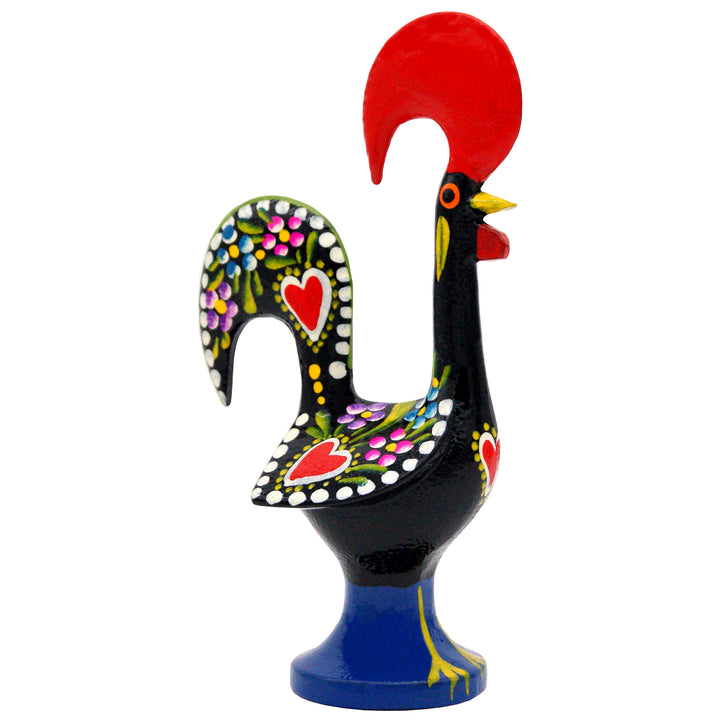 6 Inch Good Luck Portuguese Rooster Barcelos Metallic Figurine