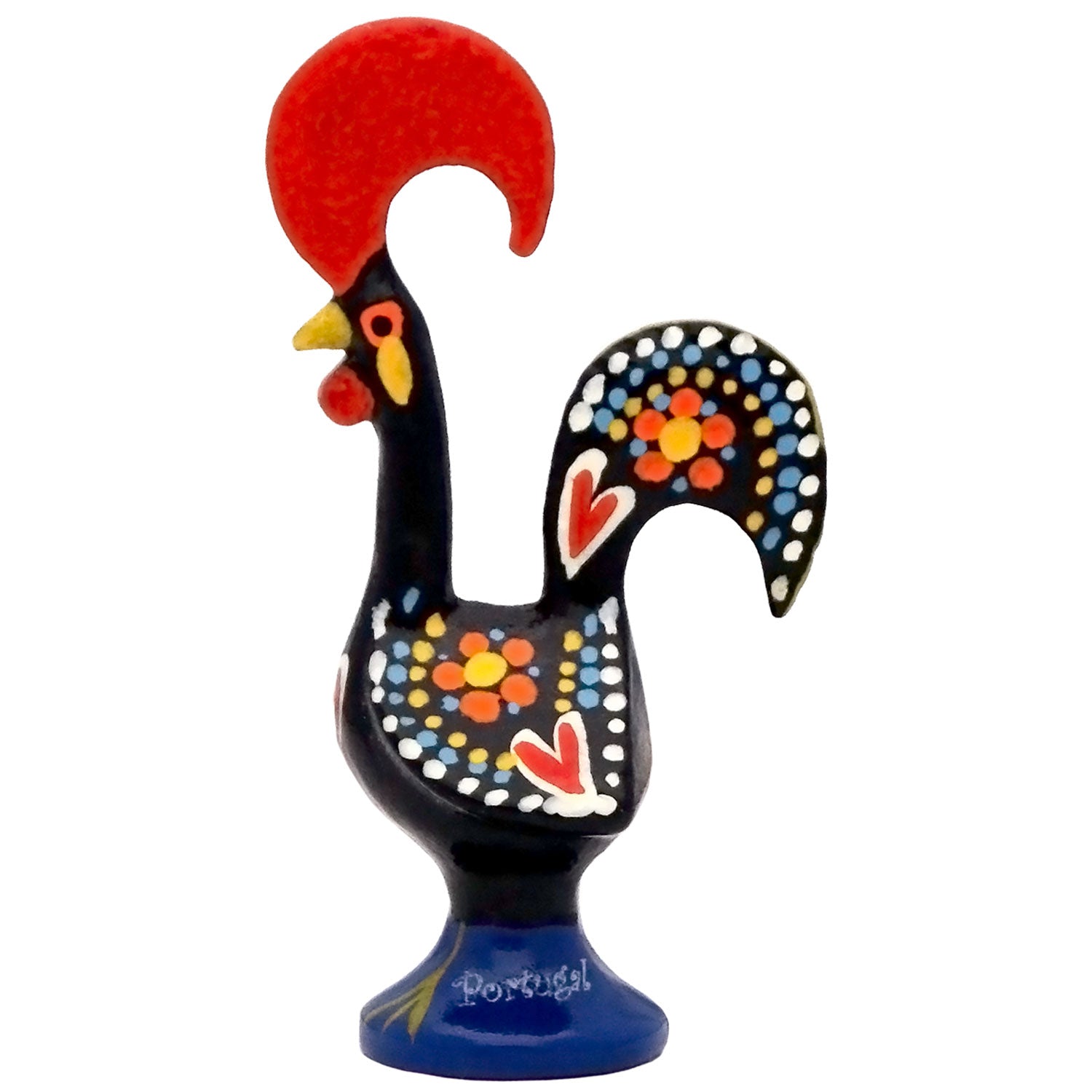 4 Inch Good Luck Portuguese Rooster Barcelos Metallic Figurine