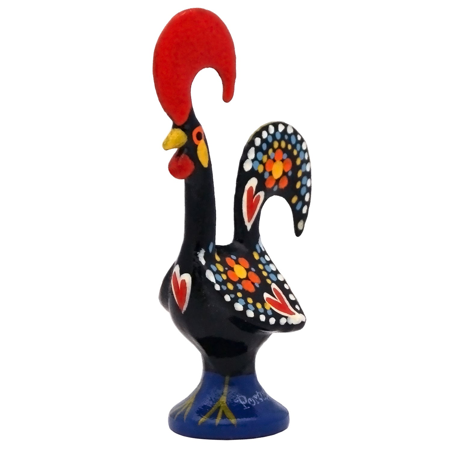 4 Inch Good Luck Portuguese Rooster Barcelos Metallic Figurine