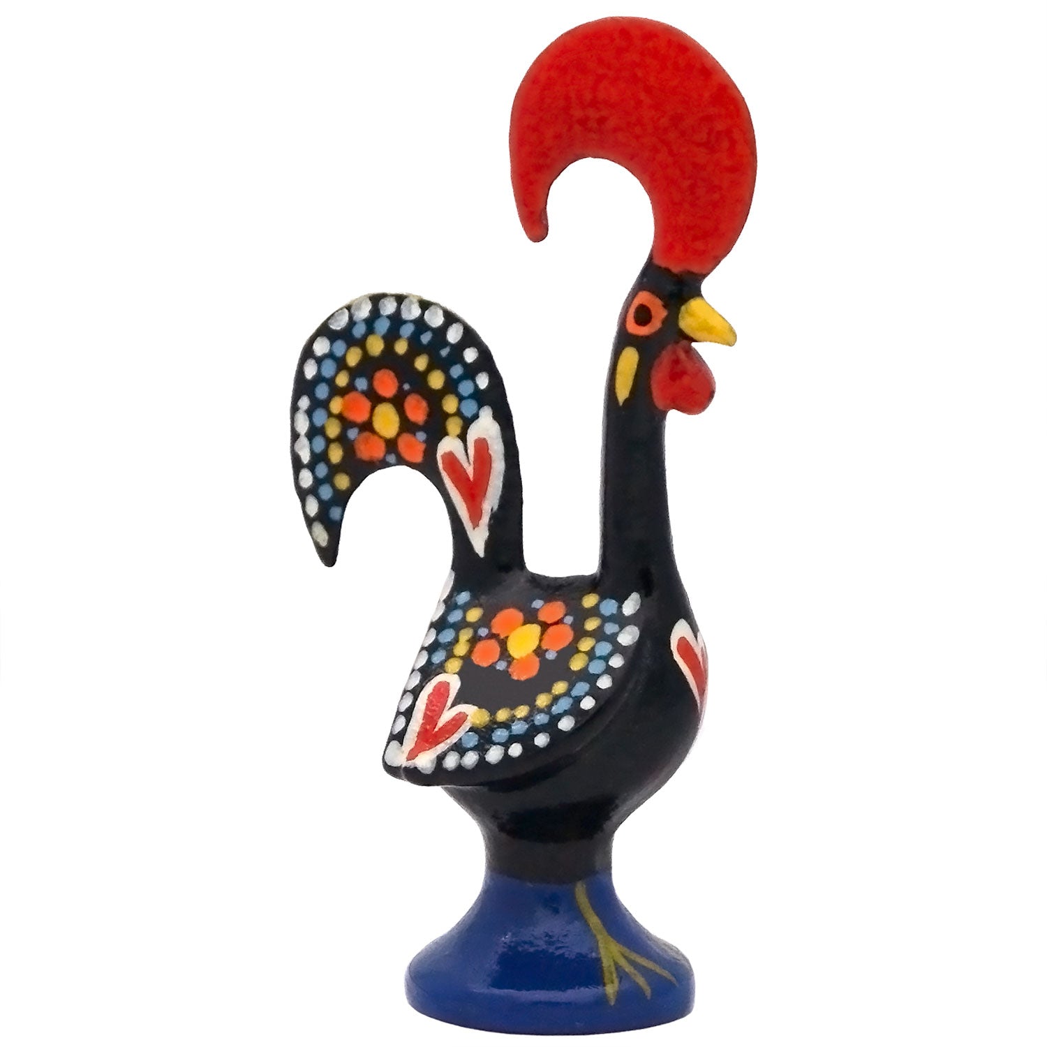 4 Inch Good Luck Portuguese Rooster Barcelos Metallic Figurine