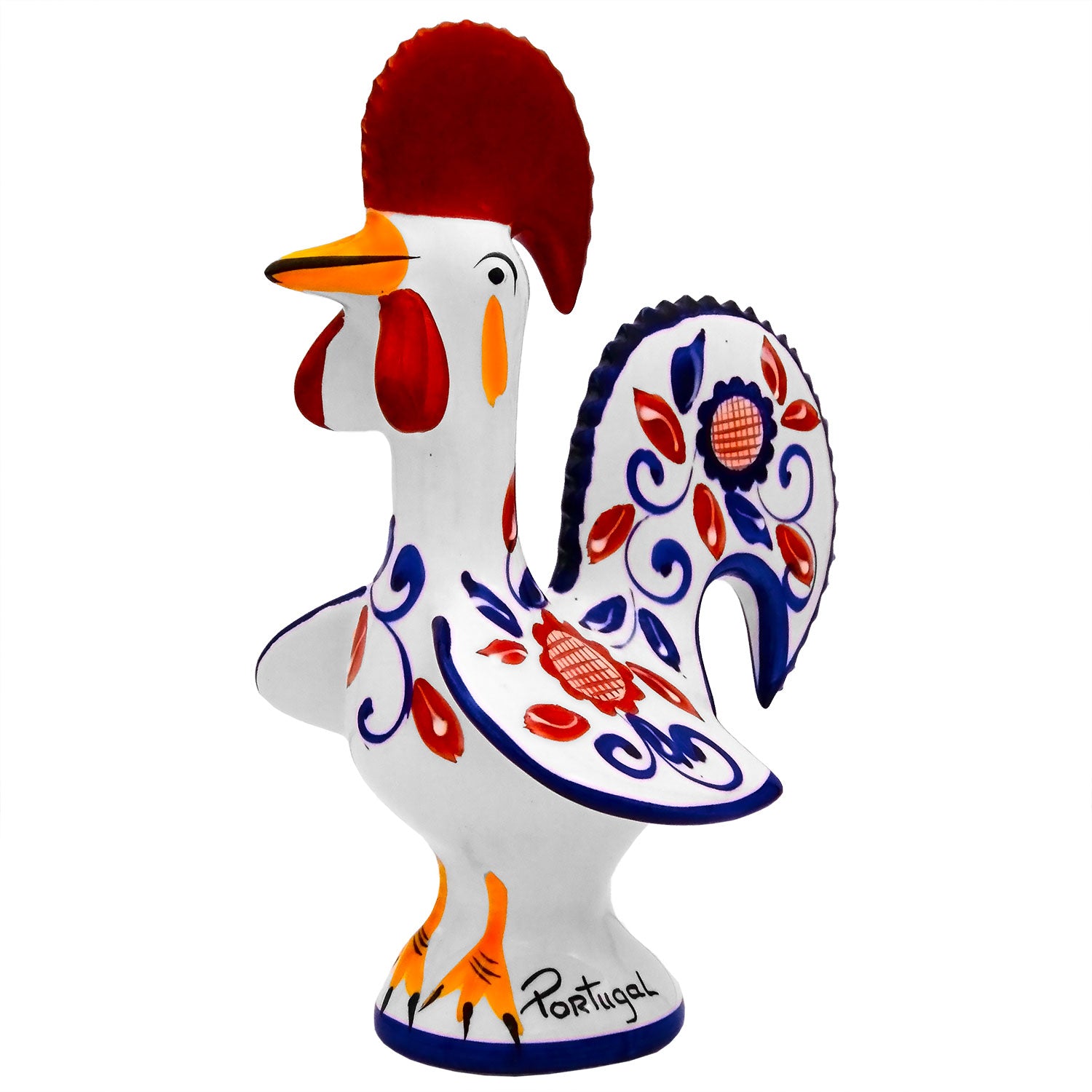 Hand Painted Traditional Portuguese Ceramic Rooster – Bordado